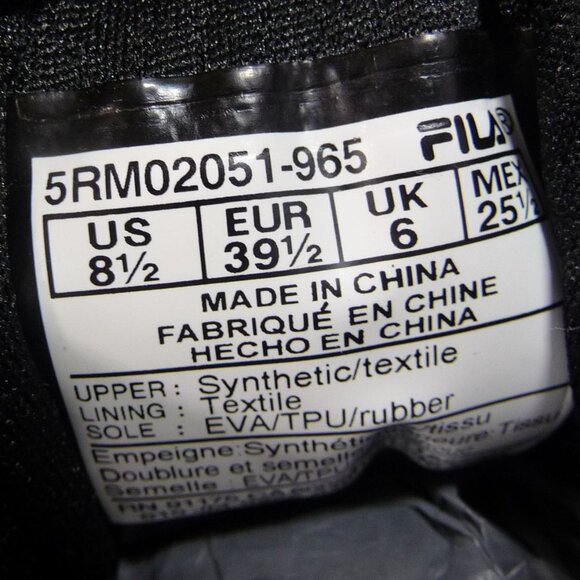 FILA OCTANE SNEAKERS SIZE 8.5 - Picture 12 of 16